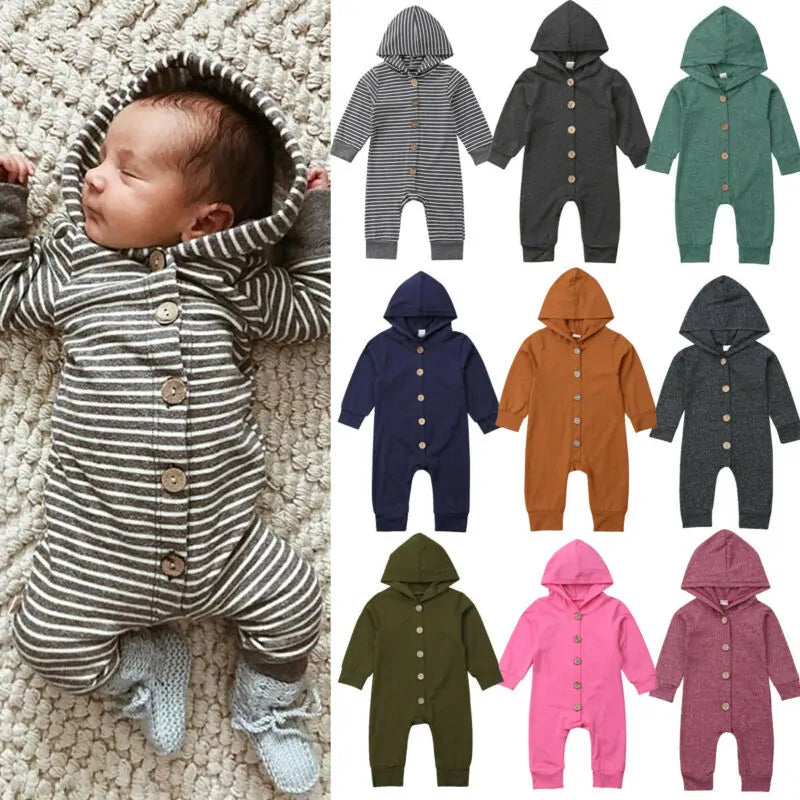 Baby Toddler Hooded Romper